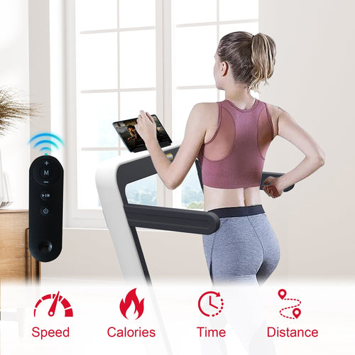 2 in 1 Under Desk Treadmill 2.5HP Folding Electric Machine