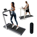 2 in 1 Under Desk Treadmill 2.5HP Folding Electric Machine